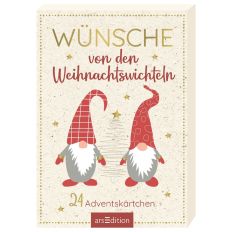 24 Adventskärtchen WÜNSCHE VON DEN WEIHNACHTSWICHTELN