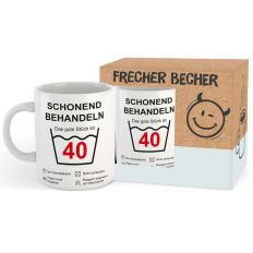 Becher SCHONEND BEHANDELN 40 GRAD