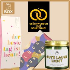 Geschenkbox GLÜCKWUNSCH ZUR SCHEIDUNG! # 1