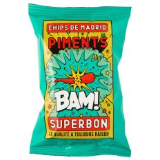 Kartoffelchips 45g Superbon PIMENTS BAM! - Vegan