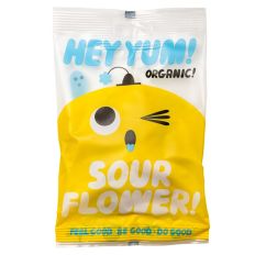 Organic Fruit Gums 100g HEY YUM! SOUR FLOWER!