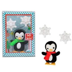 Radiergummi 3er Set PINGUIN & SCHNEEFLOCKEN