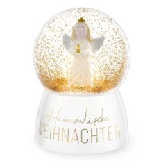 Schneekugel HIMMLISCHE WEIHNACHTEN - Engel