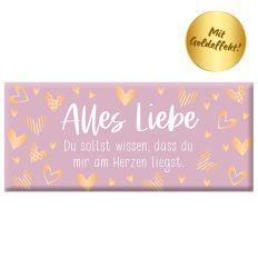 Kleine Schokolade 30g ALLES LIEBE - AM HERZEN