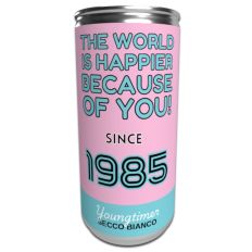 Secco Bianco HAPPIER SINCE 1985