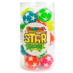 Flummi Star NEON GLOW IN THE DARK