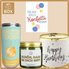 Geschenkbox FÜR DICH SOLL`S KONFETTI REGNEN! # 1