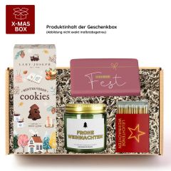 Geschenkbox X-Mas FROHE WEIHNACHTEN - Schneekugel # 4