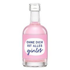 Mini-Gin Berry-Edition 50ml OHNE DICH IST ALLES GINLOS