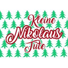 Geschenktüte X-MAS ICON - KLEINE NIKOLAUS TÜTE - zum Befüllen