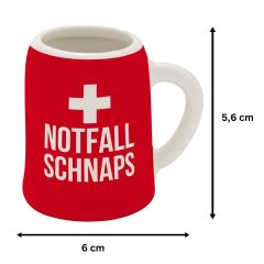 Mini Schnapskrug NOTFALL SCHNAPS