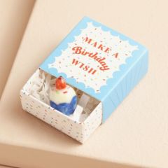 Miniatur Geschenkbox TINY KERAMIK - MAKE A BIRTHDAY WISH