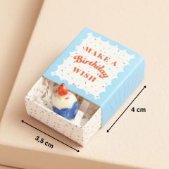 Miniatur Geschenkbox TINY KERAMIK - MAKE A BIRTHDAY WISH