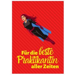 Geschenktüte BESTE PRAKTIKANTIN - zum Befüllen