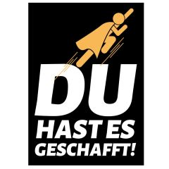 Geschenktüte DU HAST ES GESCHAFFT! - zum Befüllen