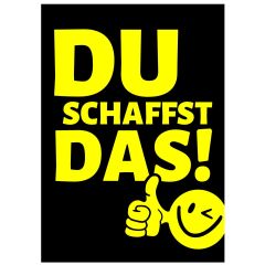 Geschenktüte DU SCHAFFST DAS! - zum Befüllen