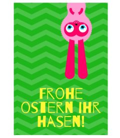 Geschenktüte FROHE OSTERN IHR HASEN - zum Befüllen