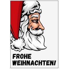 Geschenktüte X-MAS ICON - FROHE WEIHNACHTEN! WEIHNACHTSMANN - zum Befüllen