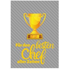 Geschenktüte FÜR DEN BESTEN CHEF - zum Befüllen