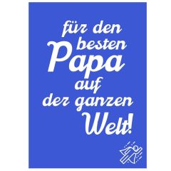 Geschenktüte BESTER PAPA - zum Befüllen