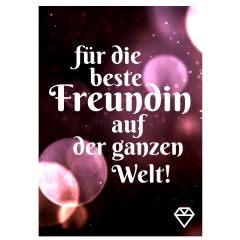 Geschenktüte FÜR DIE BESTE FREUNDIN - zum Befüllen