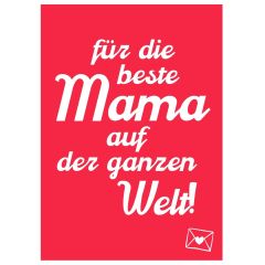 Geschenktüte BESTE MAMA - zum Befüllen