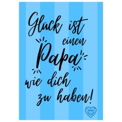 Geschenktüte GLÜCK IST - PAPA - zum Befüllen