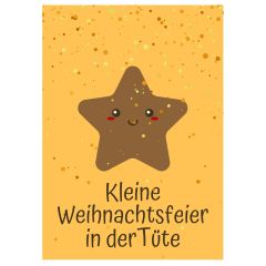 Geschenktüte X-MAS ICON - WEIHNACHTSFEIER IN DER TÜTE - zum Befüllen