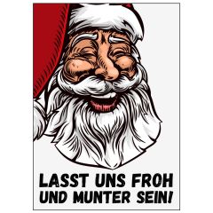 Geschenktüte X-MAS ICON - FROH UND MUNTER - zum Befüllen