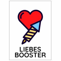 Geschenktüte LIEBES BOOSTER - zum Befüllen