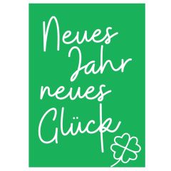 Geschenktüte NEUES JAHR NEUES GLÜCK - zum Befüllen