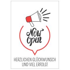 Geschenktüte NOW OPEN - zum Befüllen