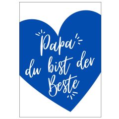 Geschenktüte PAPA DU BIST DER BESTE! - zum Befüllen