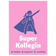 Geschenktüte SUPER KOLLEGIN! - zum Befüllen