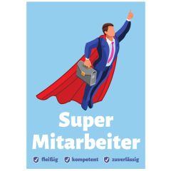 Geschenktüte SUPER MITARBEITER - zum Befüllen