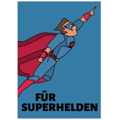 Geschenktüte FÜR SUPERHELDEN - zum Befüllen