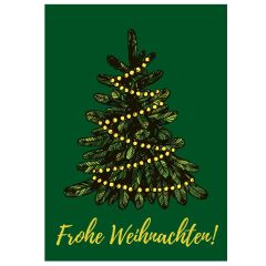 Geschenktüte X-MAS ICON - FROHE WEIHNACHTEN! LICHTERKETTE - zum Befüllen