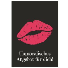 Geschenktüte UNMORALISCHES ANGEBOT FÜR DICH! - zum Befüllen