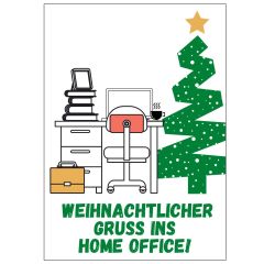 Geschenktüte X-MAS ICON GRUSS INS HOME OFFICE - zum Befüllen