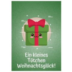 Geschenktüte X-MAS ICON - WEIHNACHTSGLÜCK! - zum Befüllen