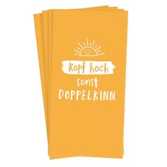 Papiertaschentücher KOPF HOCH SONST DOPPELKINN