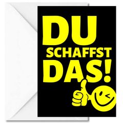 Geschenktüte DU SCHAFFST DAS! - zum selber Befüllen