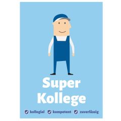 Geschenktüte SUPER KOLLEGE! - zum Befüllen