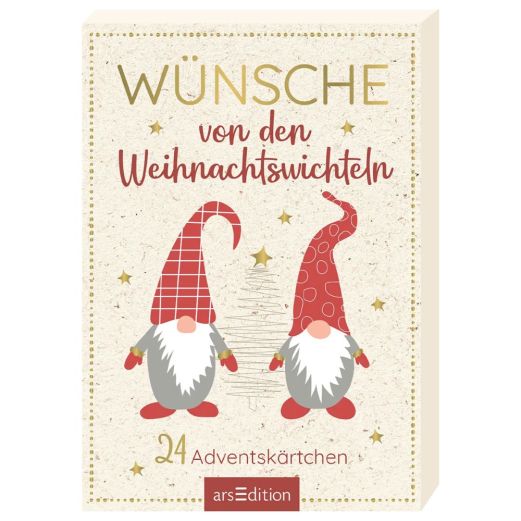 24 Adventskärtchen WÜNSCHE VON DEN WEIHNACHTSWICHTELN