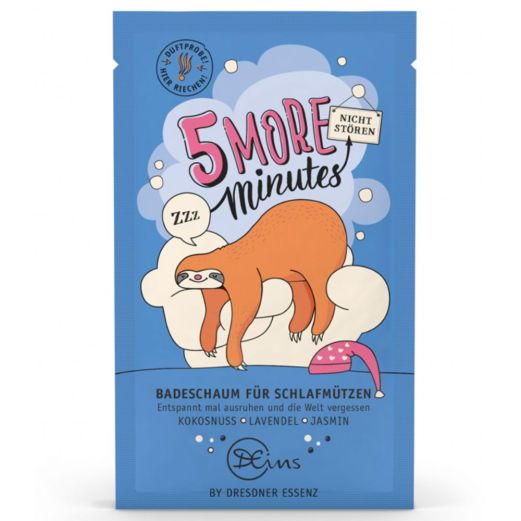 Badeschaum 5 MORE MINUTES - für Schlafmützen