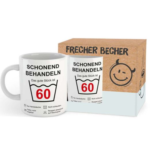 Becher SCHONEND BEHANDELN 60 GRAD