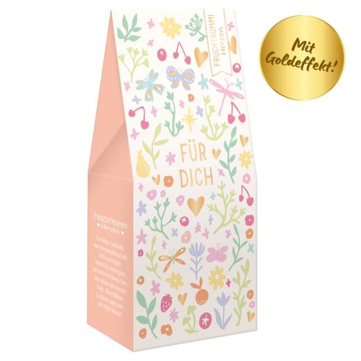 Fruchtgummi Herzen FÜR DICH - Blumen NEW!