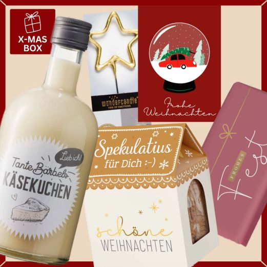 Geschenkbox X-Mas FROHE WEIHNACHTEN - Schneekugel # 2