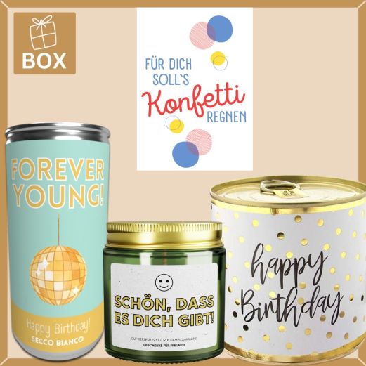 Geschenkbox FÜR DICH SOLL`S KONFETTI REGNEN! # 1