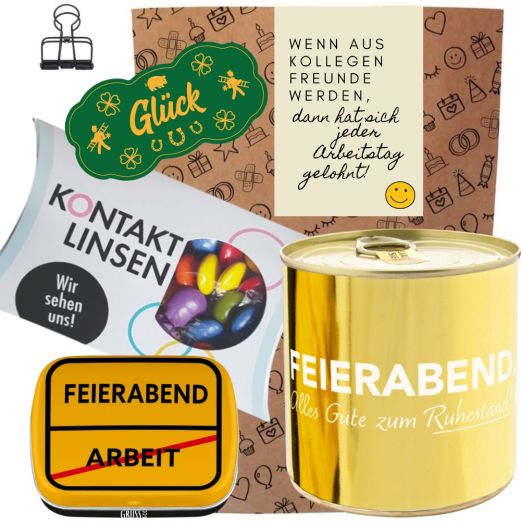 Geschenktüte WENN AUS KOLLEGEN FREUNDE WERDEN # 5